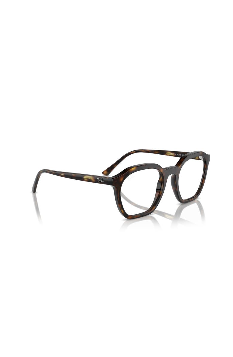 Ray-Ban 52mm Irregular optical glasses, Alternate, color, Tortoise