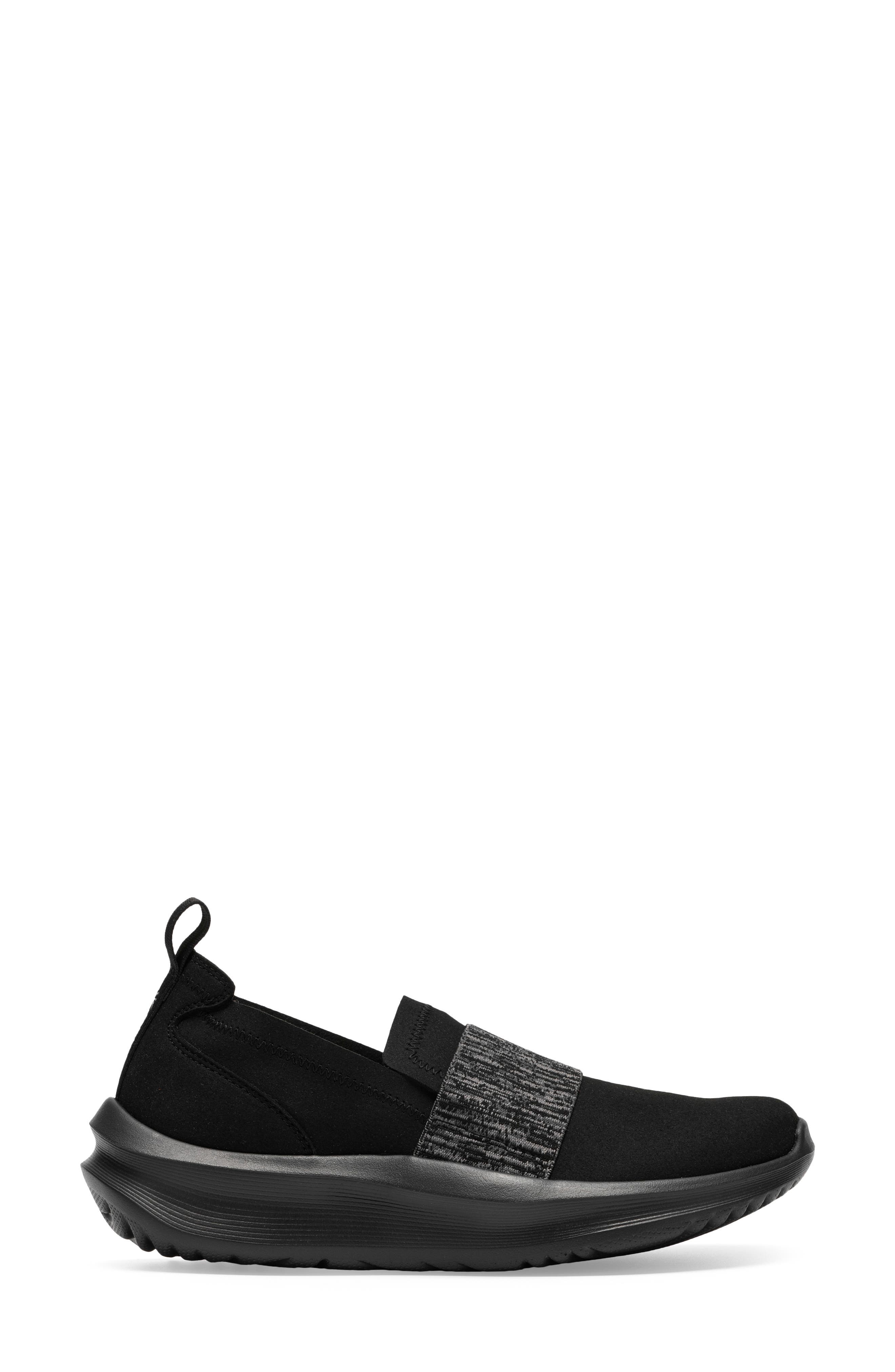 Solevana Lily Slip-On Sneaker, Alternate, color, BLACK