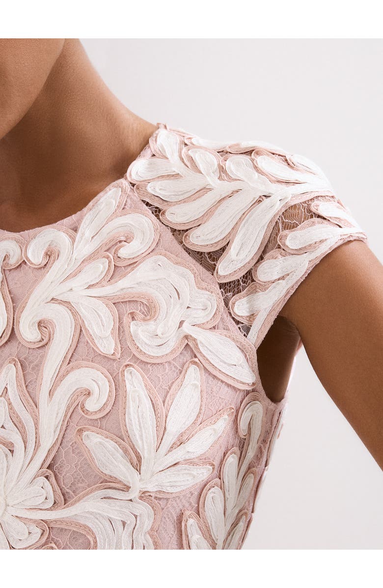 Phase Eight Karima Lace Dress, Alternate, color, Pale Pink