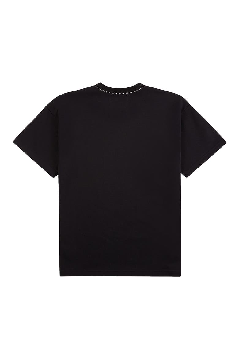 Terry T-Shirt, Alternate, color, BLACK