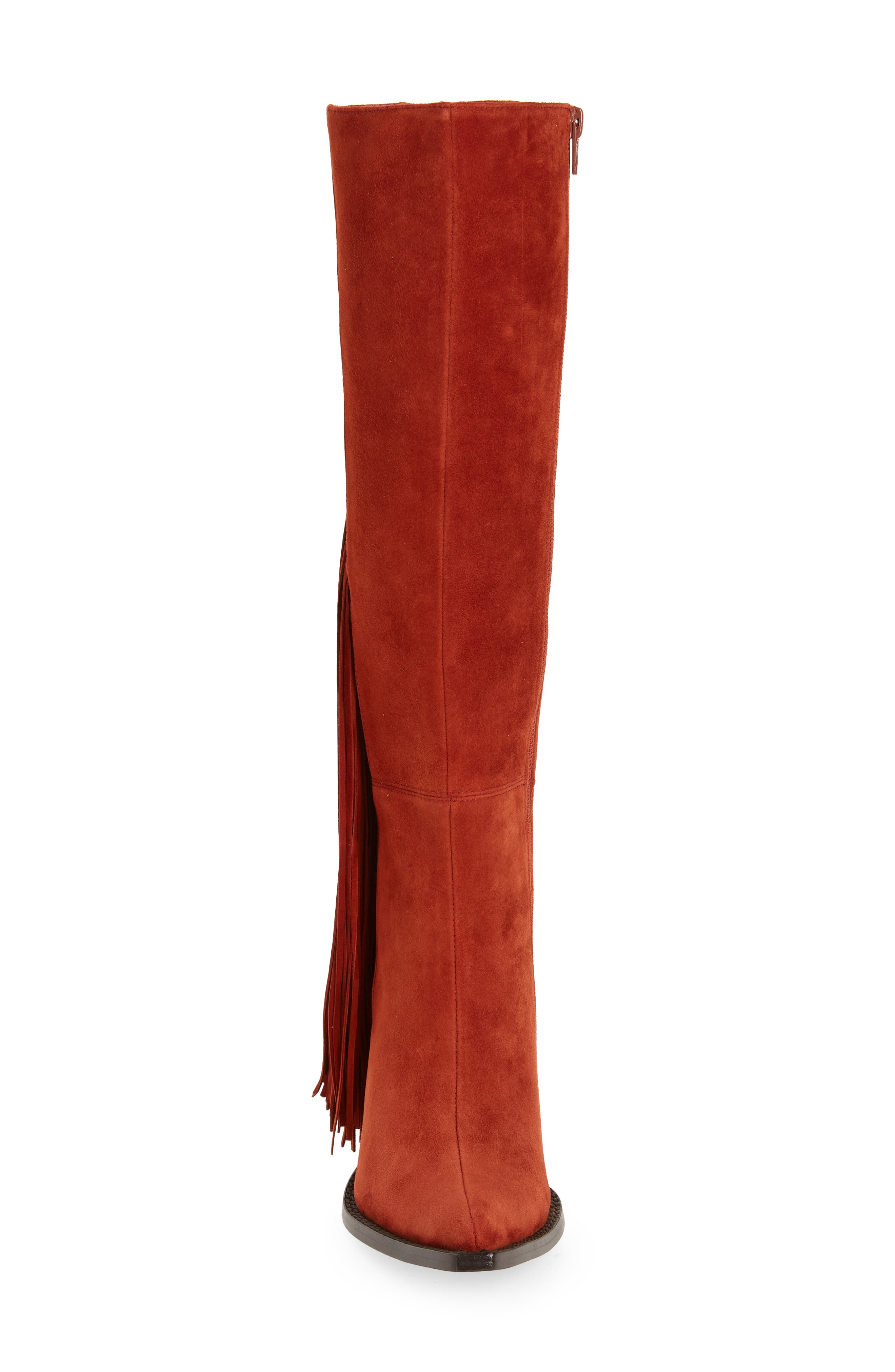 Cattle Western Boot, Alternate, color, RUST SUEDE
