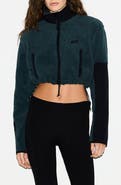 SKIMS Faux Shearling Crop Jacket