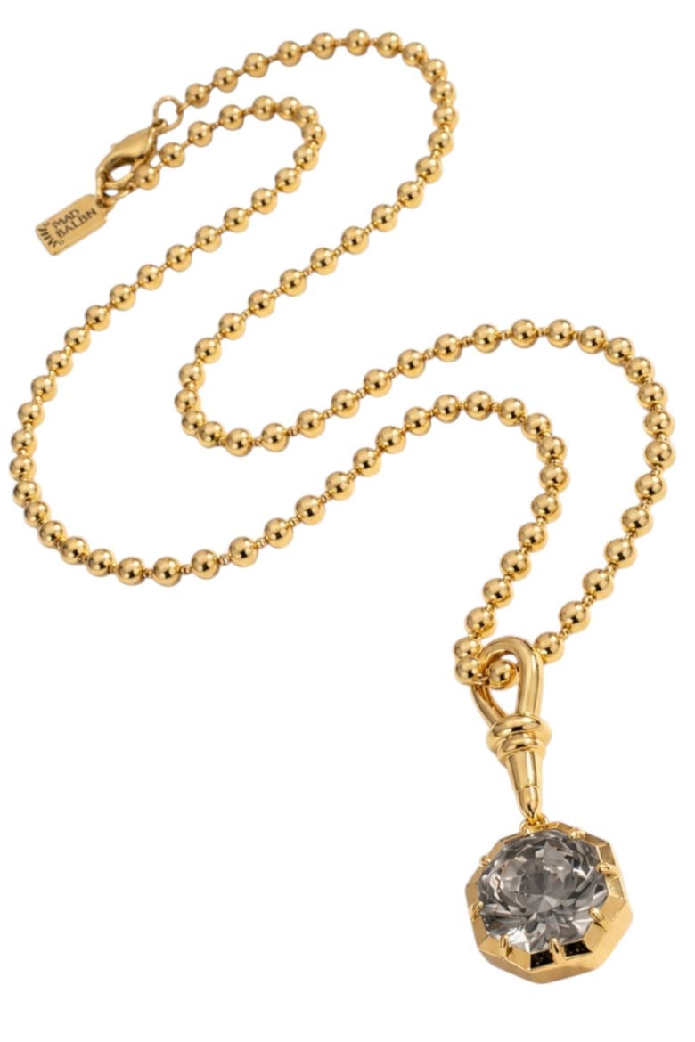Foundry Georgian Rose Collet Necklace, Alternate, color, Gray Alexandrite
