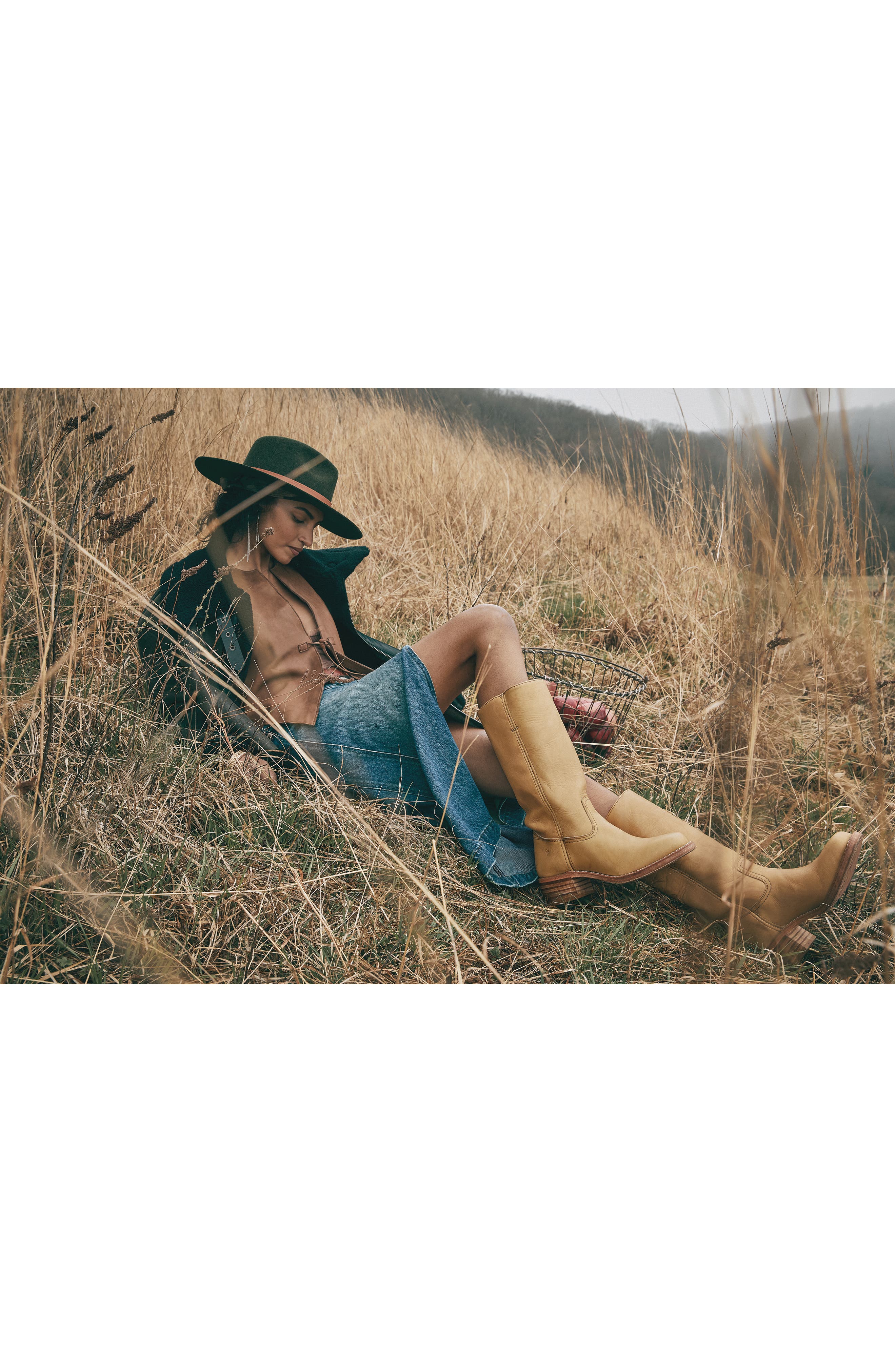 Женские ботинки Frye Campus Knee High Boot — фото 7