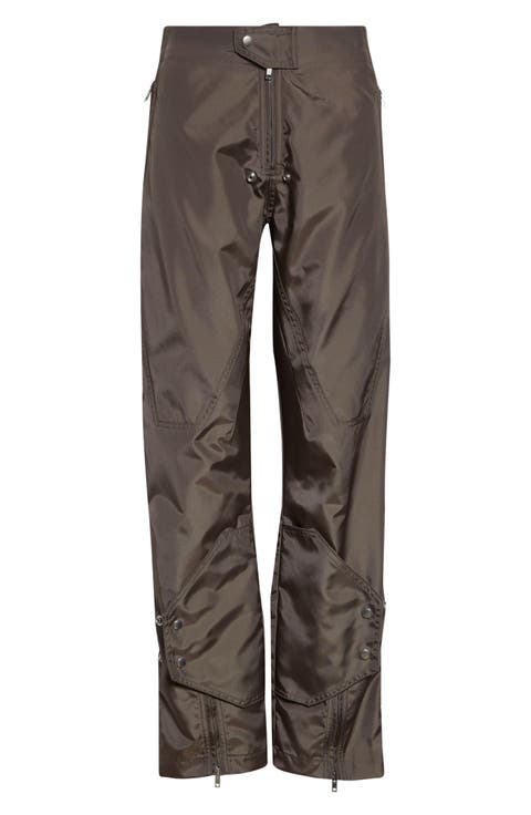 Temple Stretch Nylon Moto Pants