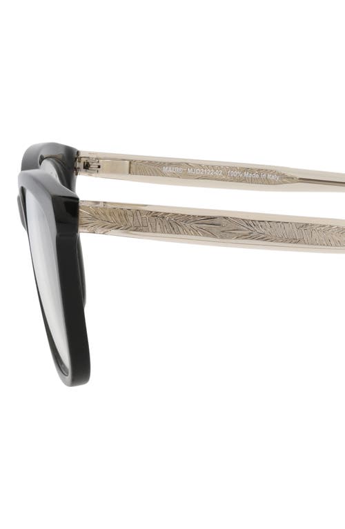 Maui Jim 53mm Square Optical Glasses In Black