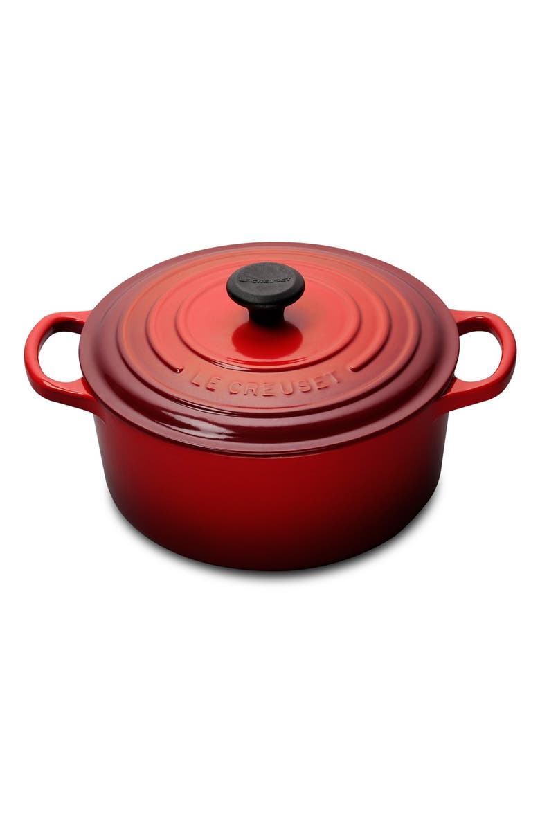 Le Creuset Signature 3 1/2 Quart Round Enamel Cast Iron French/Dutch Oven, Main, color, 