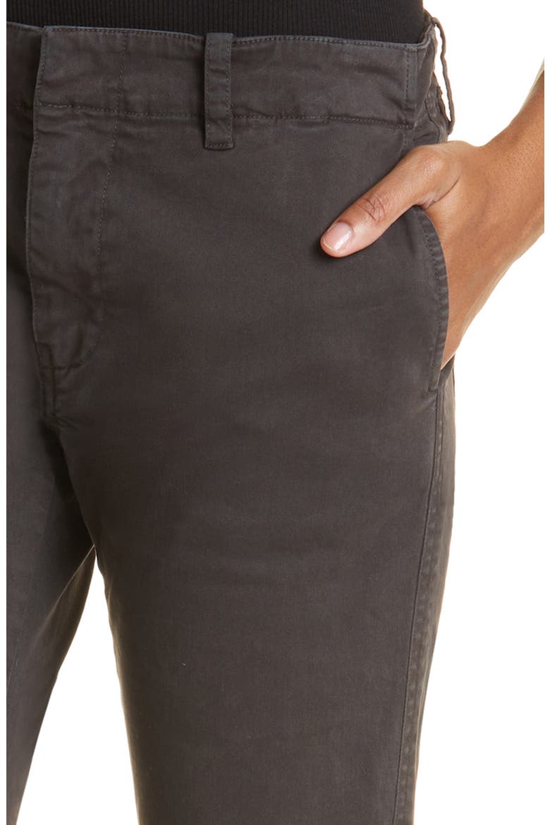 Stretch Cotton Twill Crop Military Pants, Alternate, color, CEDAR