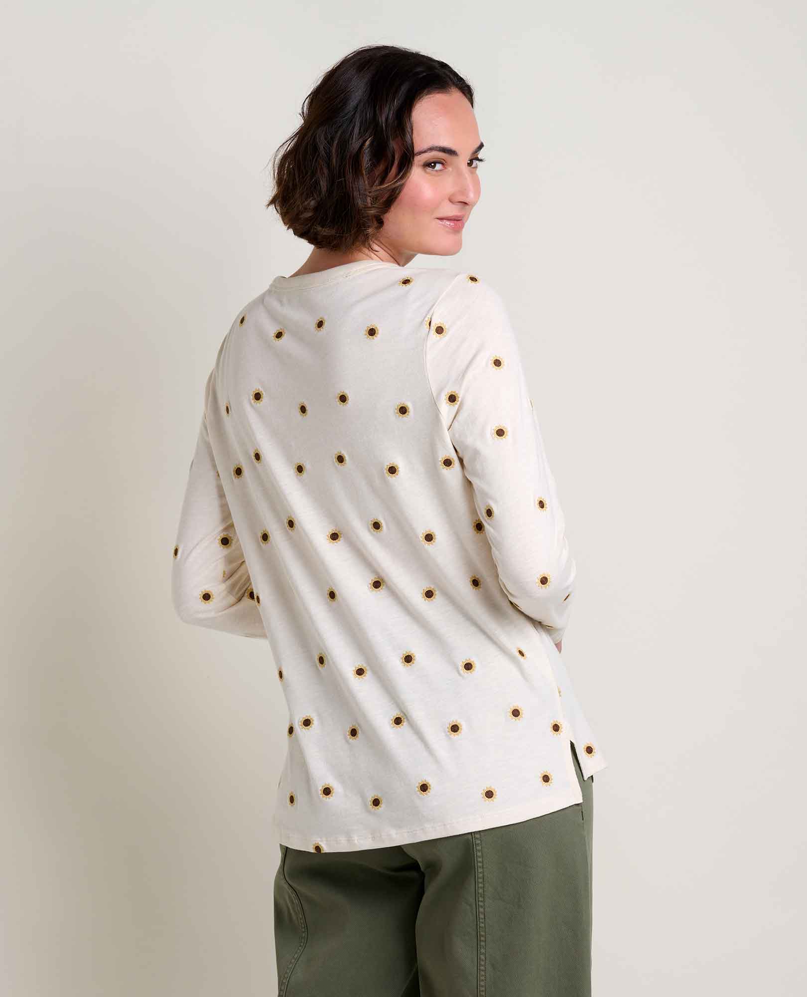 Primo Long Sleeve Embroidered Crew - image 2