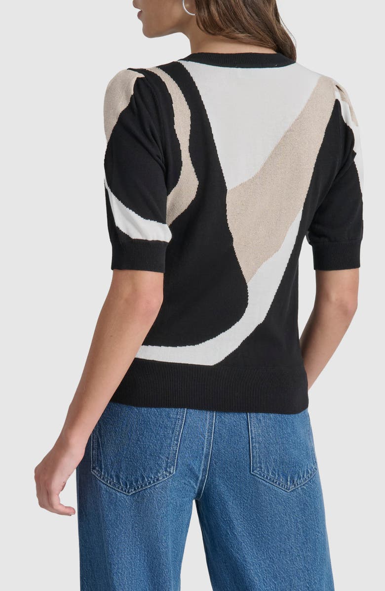 DKNY Colorblock Sweater, Alternate, color, 