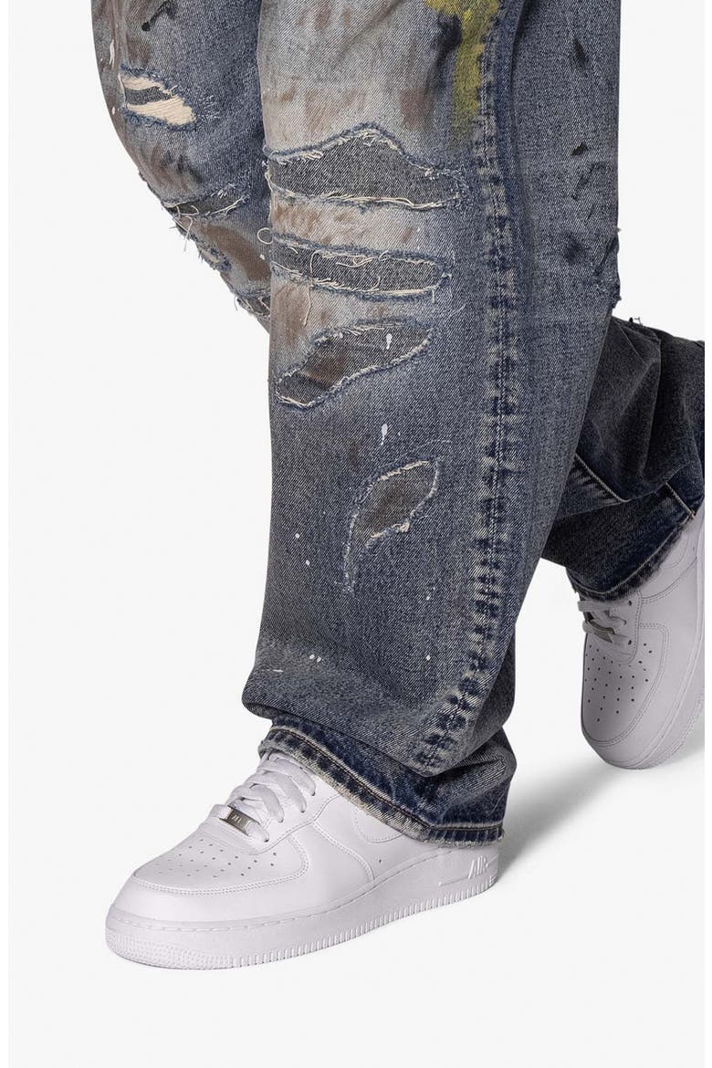 Ultra Baggy Ripped Jeans, Alternate, color, LIGHT BLUE