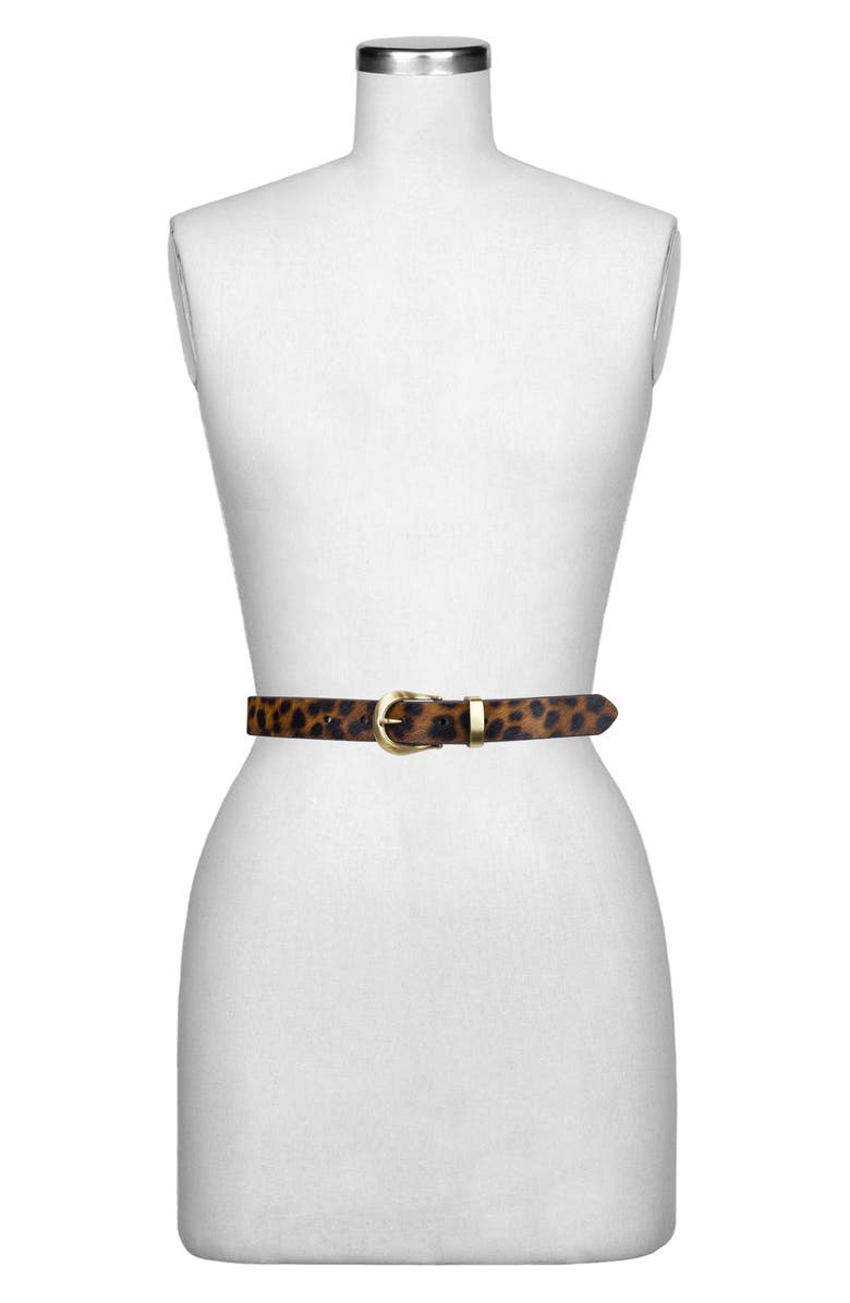 Patricia Nash Laurin Genuine Calf Hair Belt, Alternate, color, 