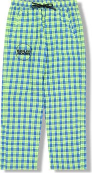 PLEASURES x Boiler Room Practice Plaid Track Pants