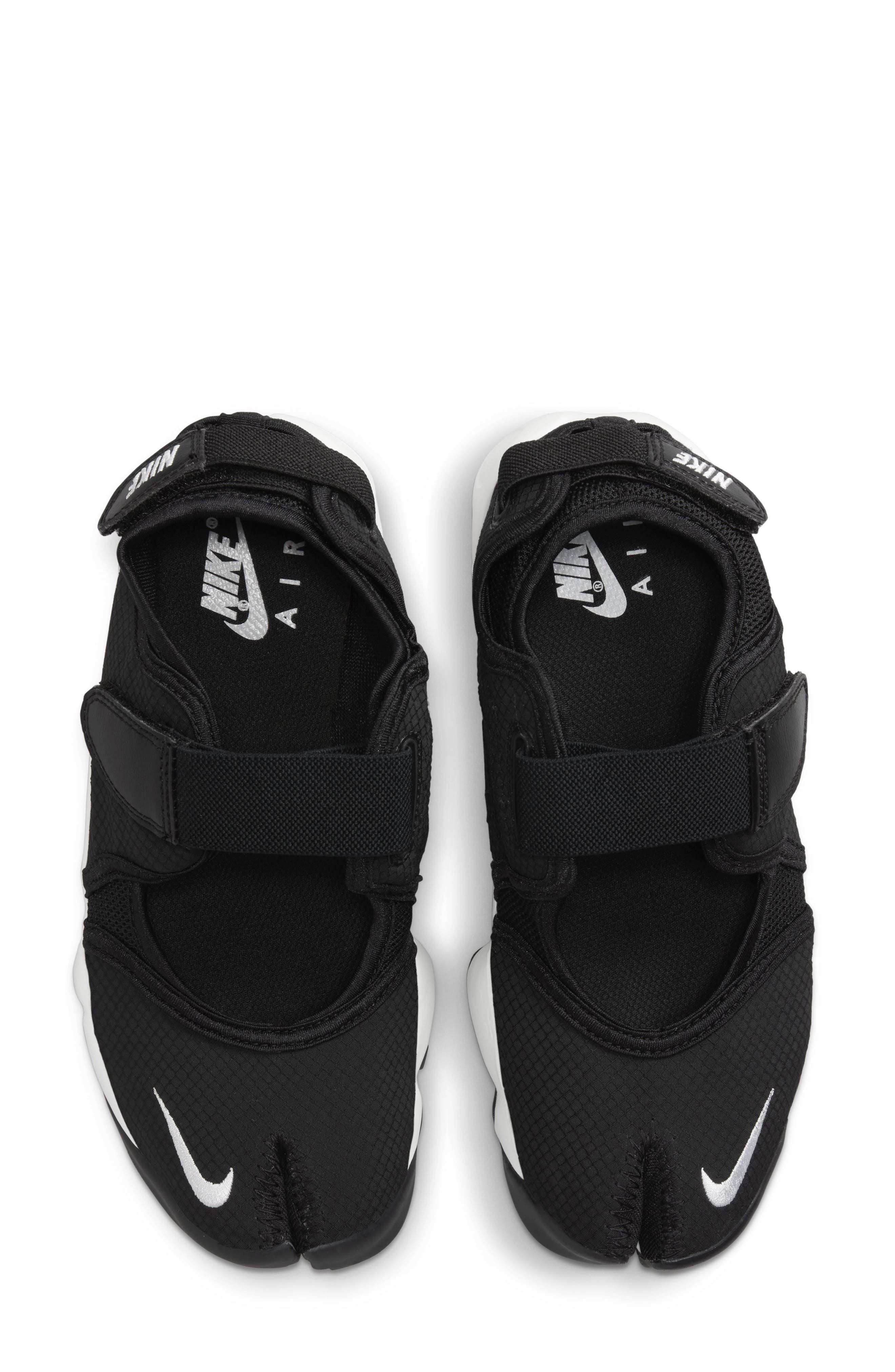 Air Rift Breathe Sneaker, Alternate, color, BLACK/ WHITE