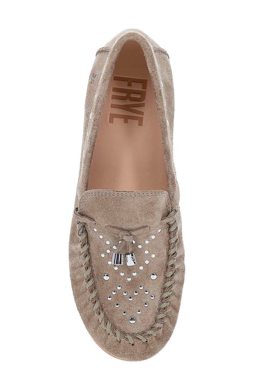 Frye Naya Stud Loafer In Green