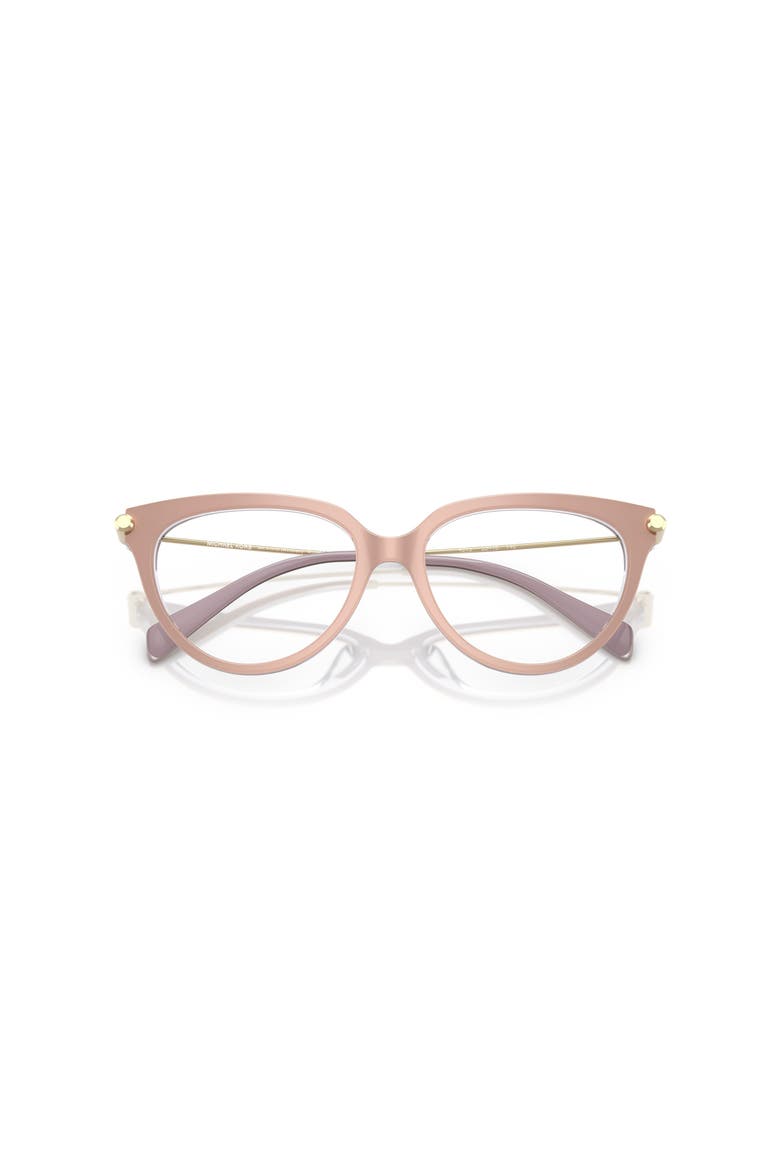 53mm Cat Eye optical glasses, Alternate, color, Beige