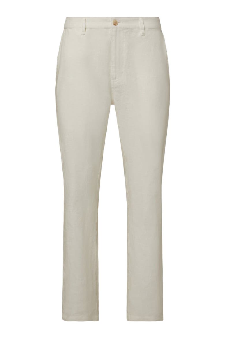 Linen Trouser, Alternate, color, WHITE