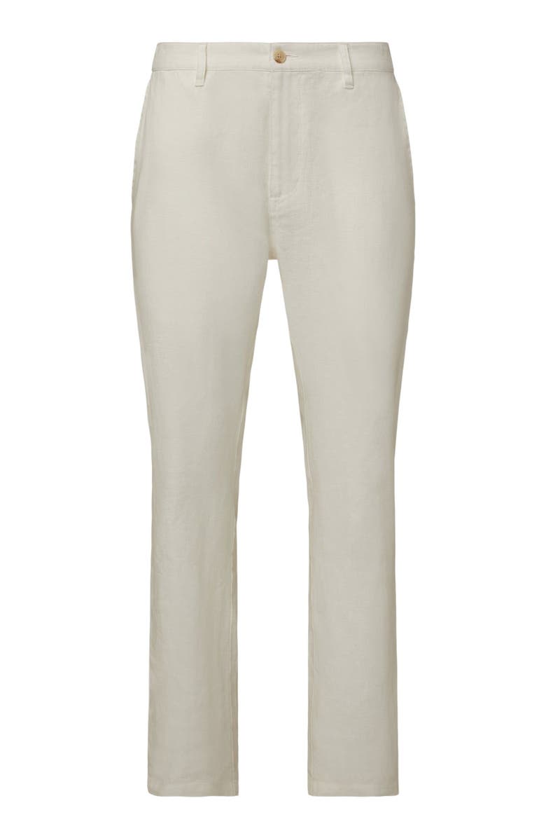 Onia Linen Trouser, Alternate, color, White