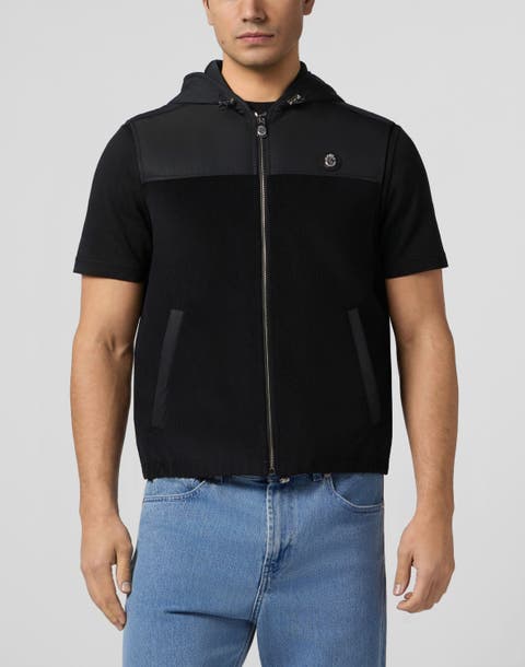 Velvet Nylon Short Vest Men