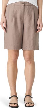 Eileen Fisher Organic Linen Shorts