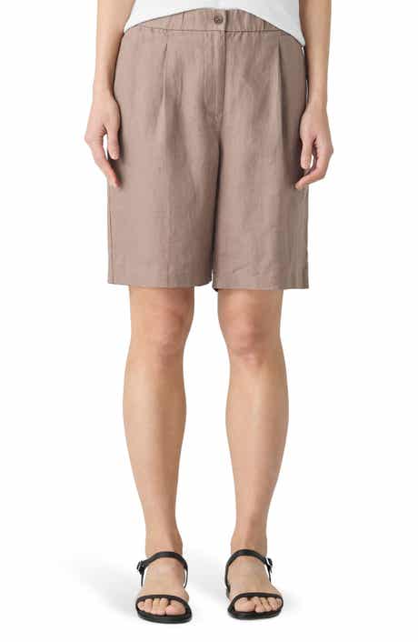 Eileen Fisher Organic Linen Shorts