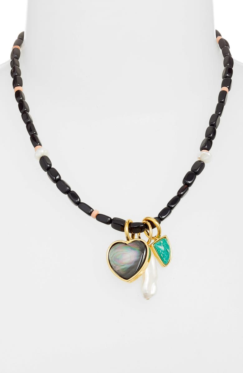 Lizzie Fortunato Catalina Charm Necklace, Alternate, color, 