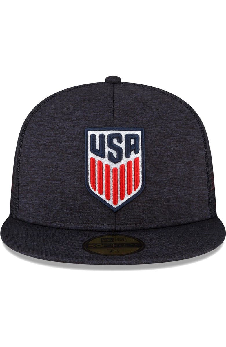 New Era Men's New Era Navy USMNT 59FIFTY Fitted Hat, Alternate, color, 
