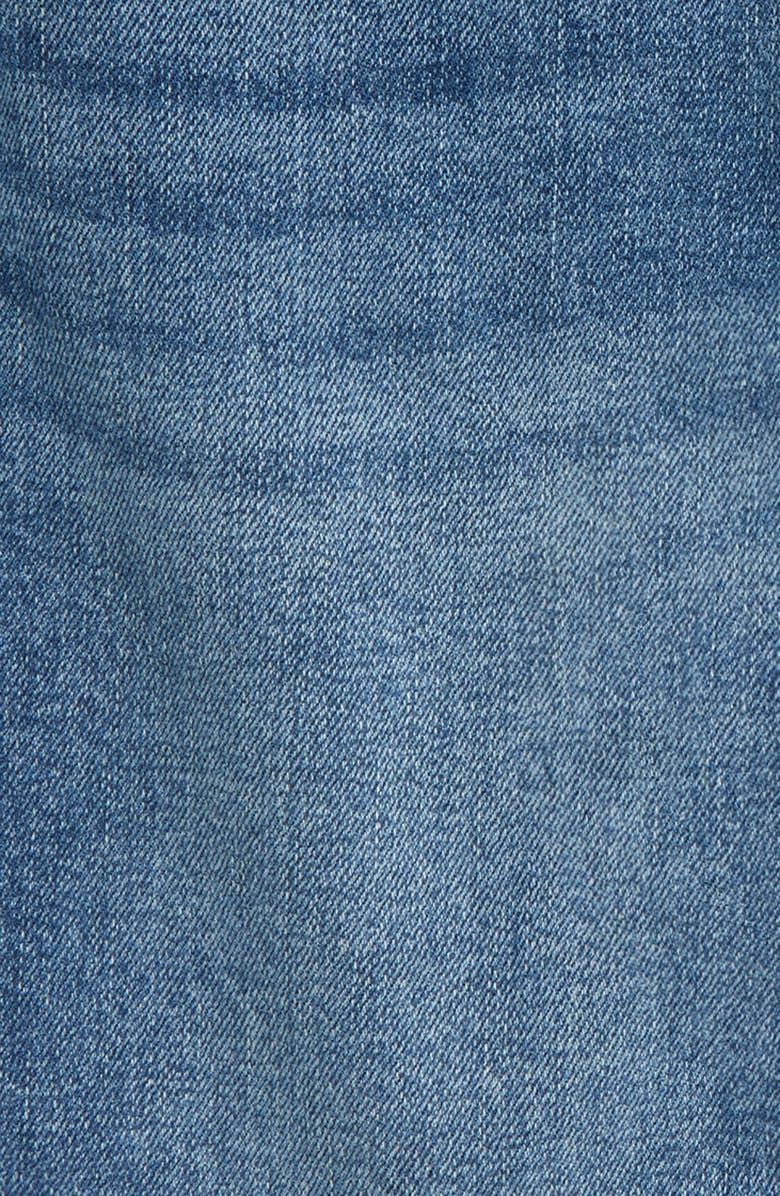 Treasure & Bond Kids' Raw Hem Relaxed Fit Denim Shorts, Alternate, color, Medium Wave Wash