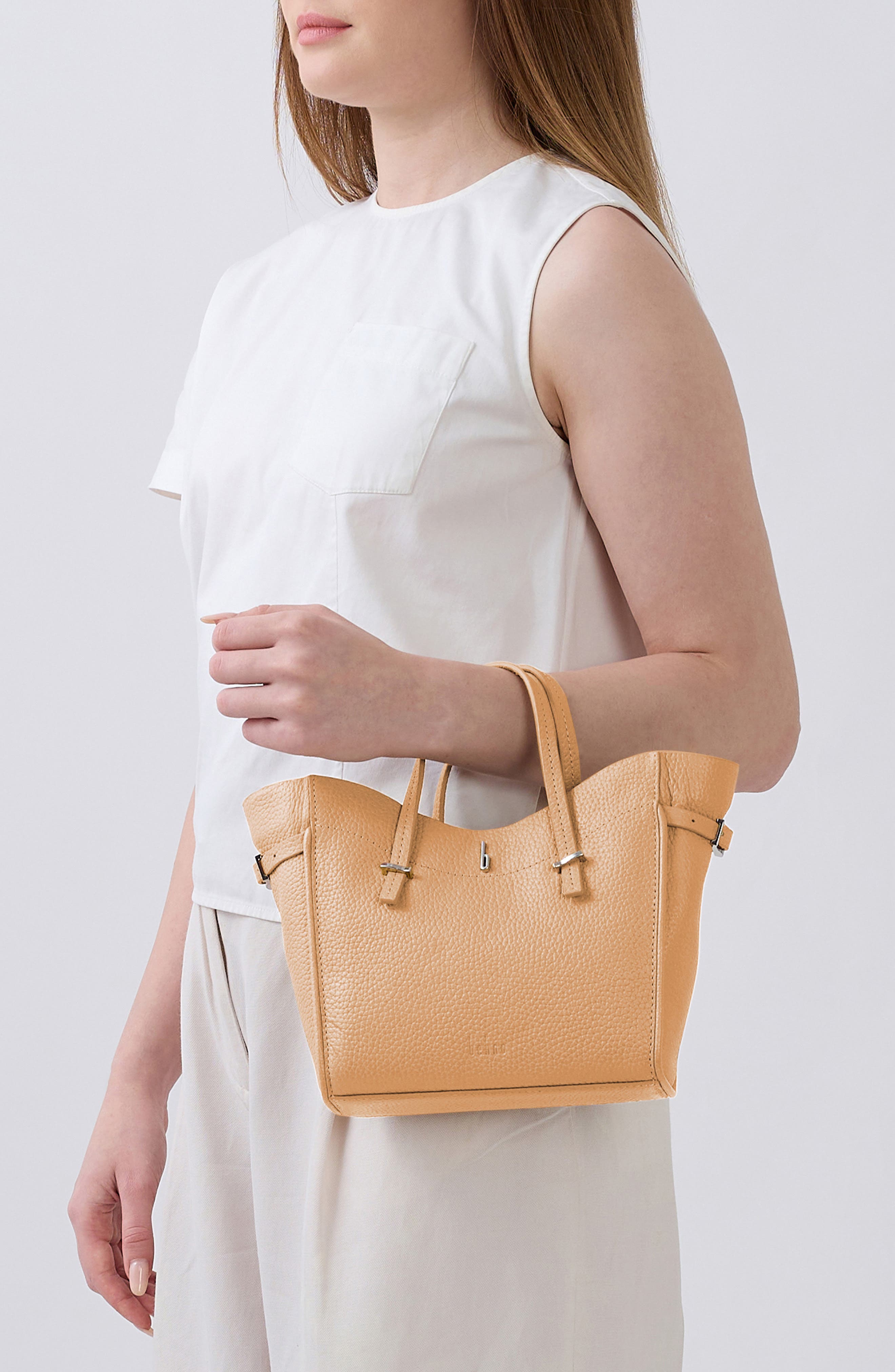 Mini Greta Crossbody Tote, Alternate, color, PEACH