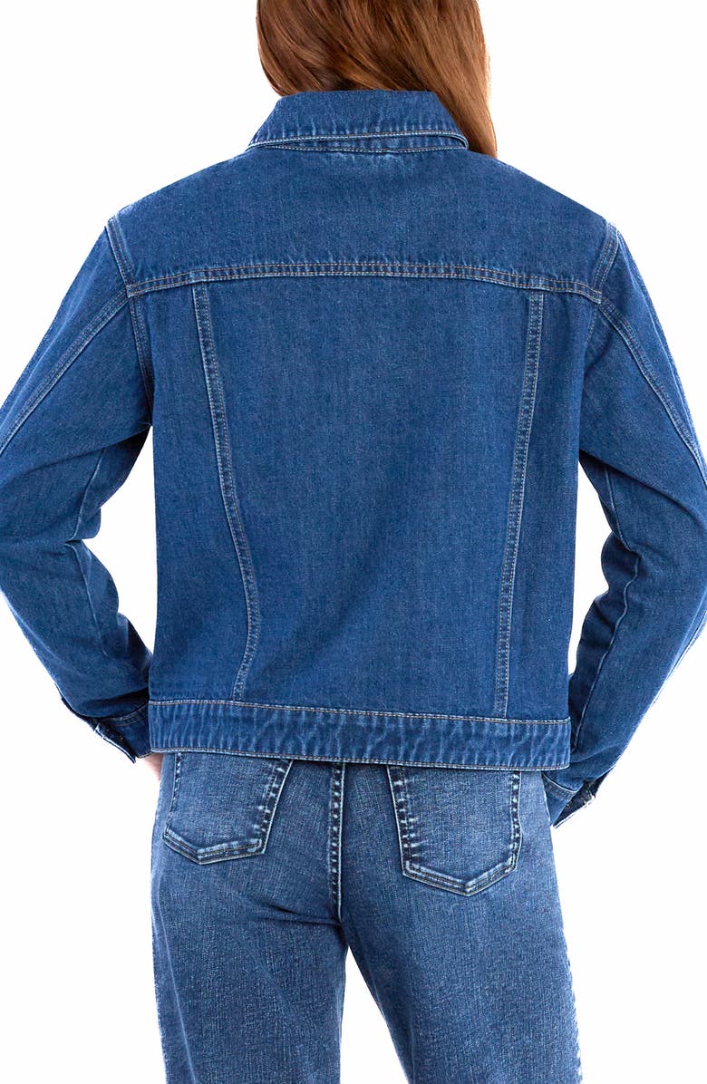 Wash Lab Denim Madeline Denim Jacket, Alternate, color, French Blue