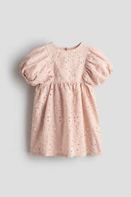 H&M Broderie Anglaise Cotton Dress