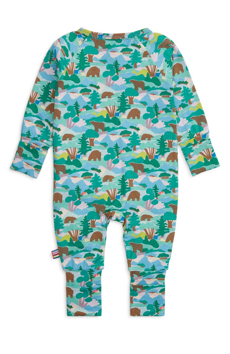 Magnetic Me Camo Cubs Convertible Romper, Alternate, color, Green