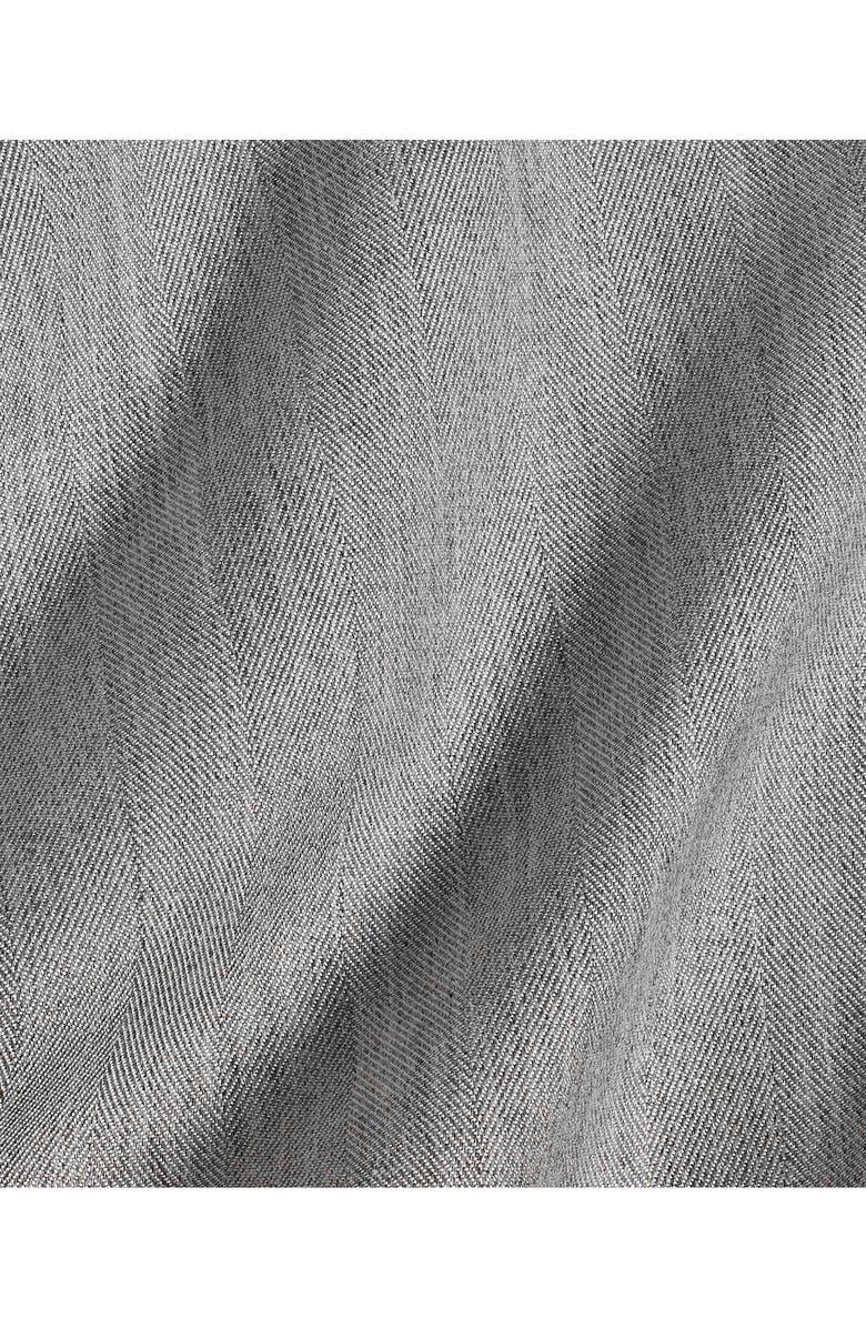 David Donahue Herringbone Cotton Blend Sport Shirt, Alternate, color,