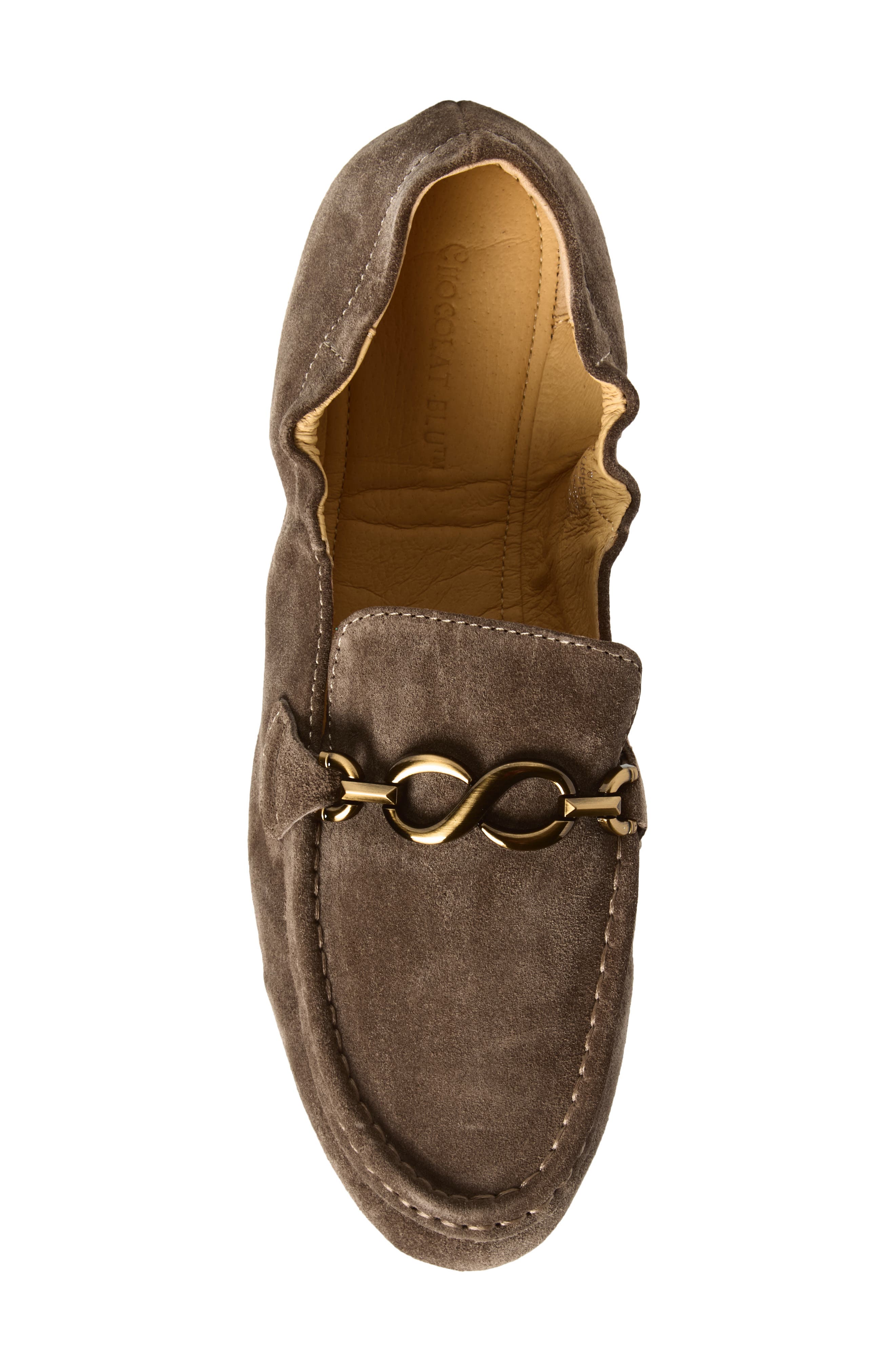 Alison Loafer, Alternate, color, DARK TAUPE SUEDE
