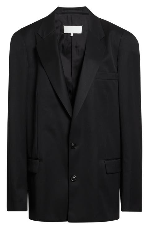 Oversize Single Breasted Virgin Wool Blazer