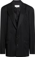 Maison Margiela Oversize Single Breasted Virgin Wool Blazer