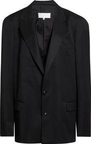 Maison Margiela Oversize Single Breasted Virgin Wool Blazer