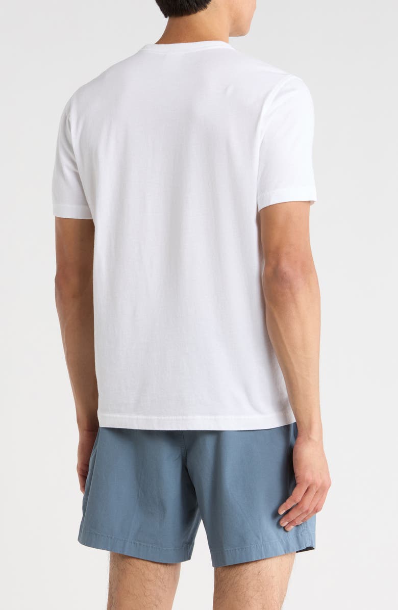 Brooks Brothers USA Henry Cotton Graphic T-Shirt, Alternate, color, White Multi