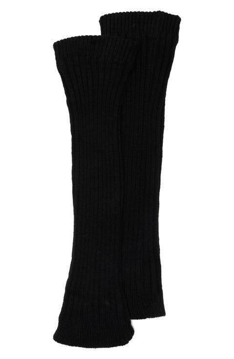 Solid Rib Leg Warmers