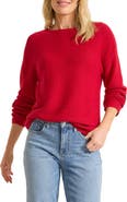 Tommy Bahama Crystal Sands Sequin Relaxed Fit Cotton Blend Sweater