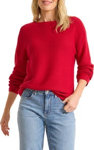 Tommy Bahama Crystal Sands Sequin Relaxed Fit Cotton Blend Sweater