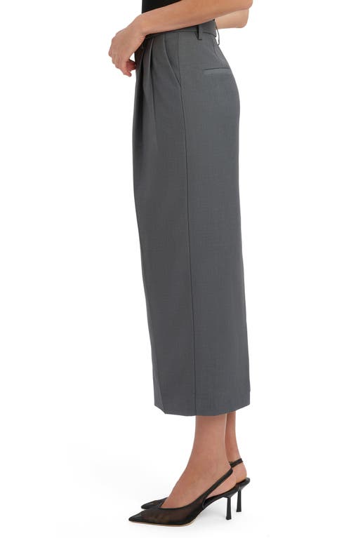 Bardot Amiah Mid Rise Maxi Skirt In Gray