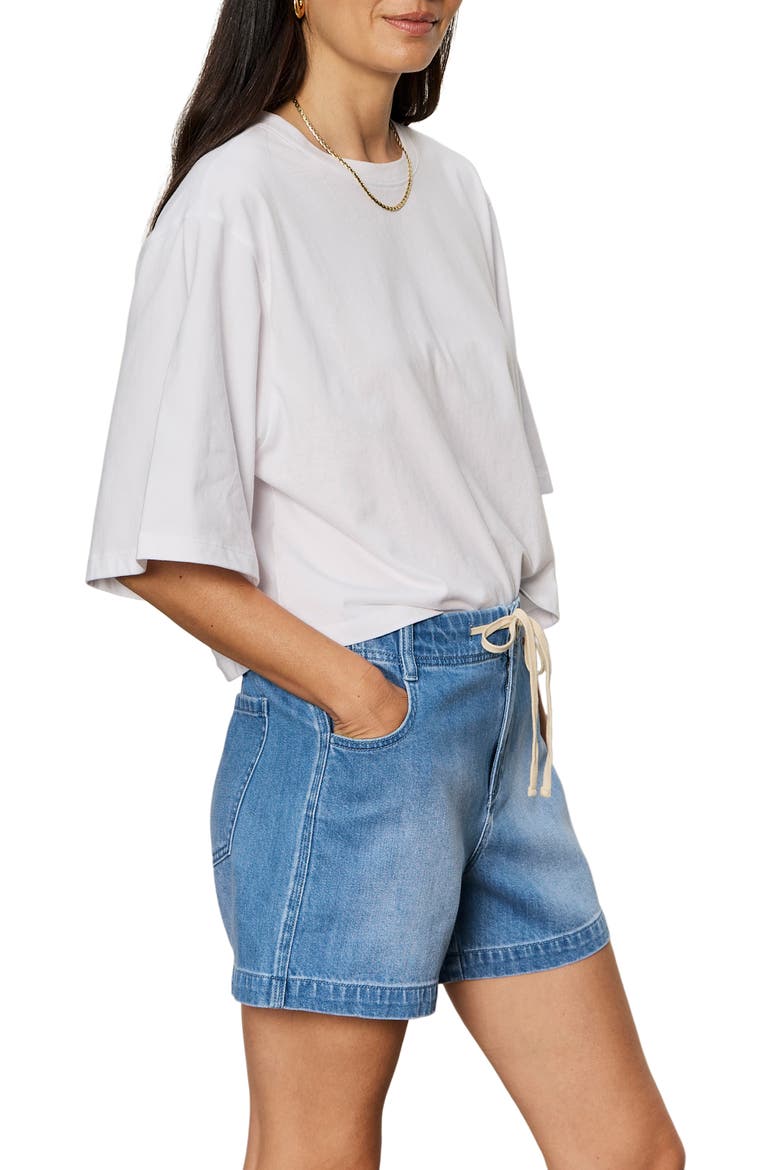 Belle Oversize Organic Cotton T-Shirt, Alternate, color, WHITE