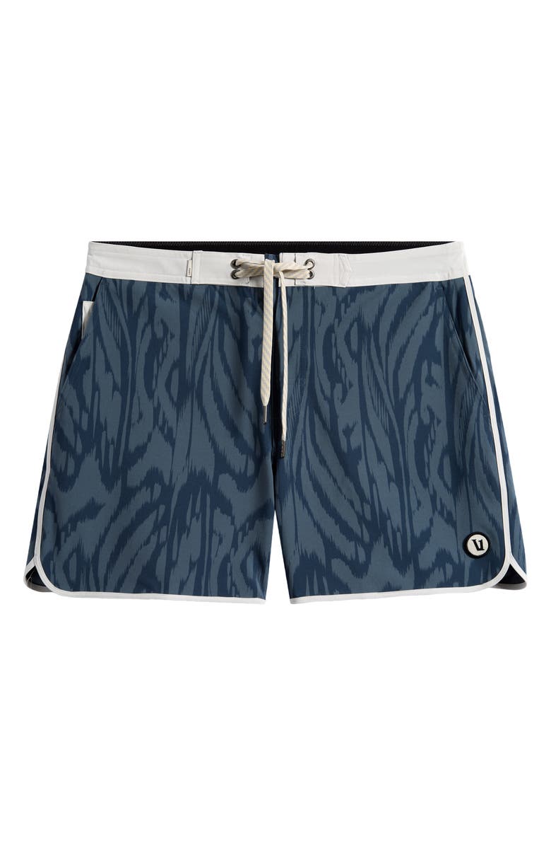 Vuori Cruise Swim Trunks, Alternate, color, Blue Sea Mirage