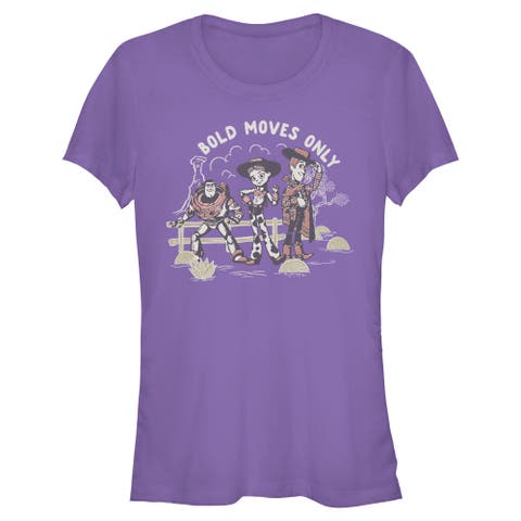 Junior's Toy Story 5 Bold Moves Only  Graphic T-Shirt