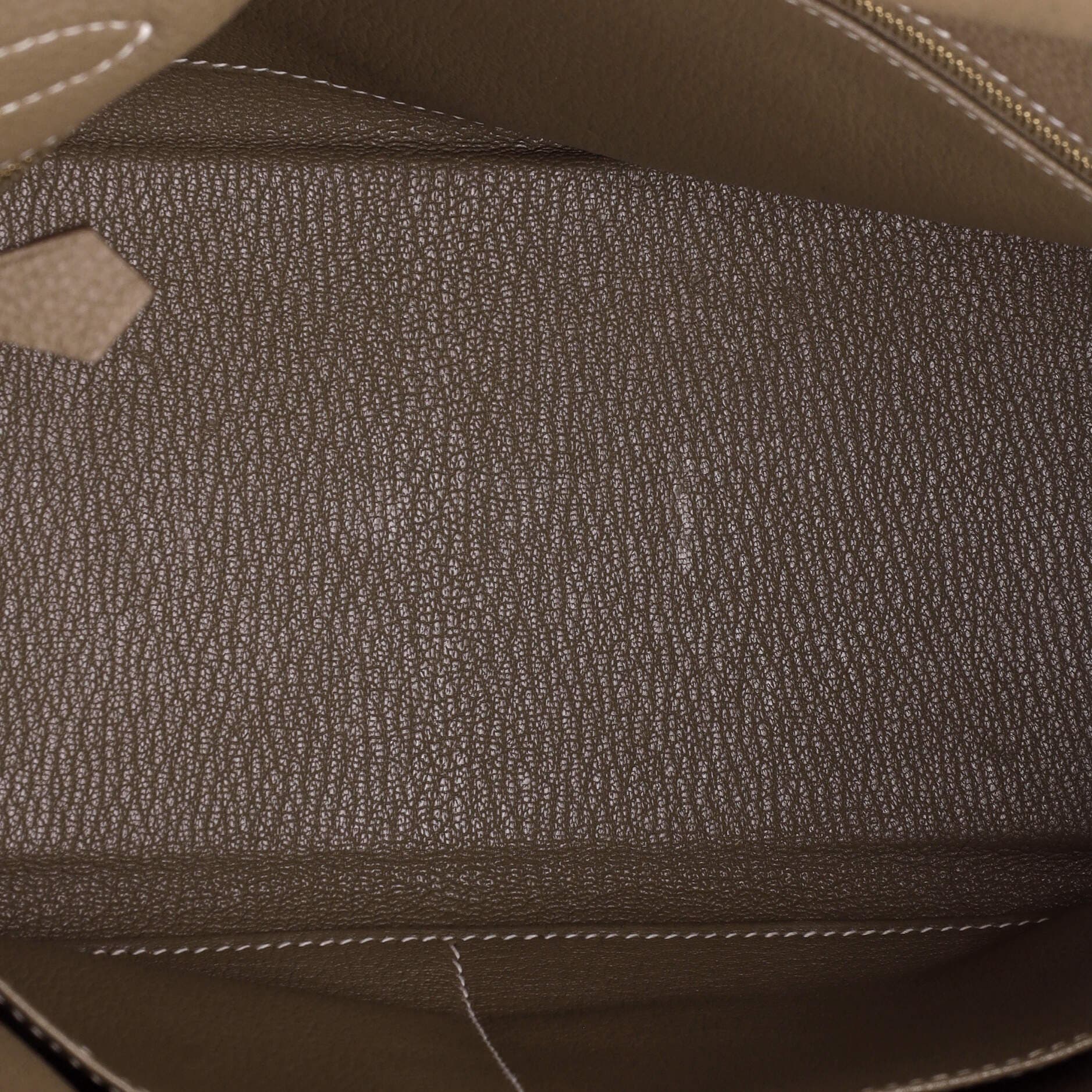 Pre-Owned Hermes Kelly Handbag Grey Togo with Gold Hardware 28, Alternate, color, 