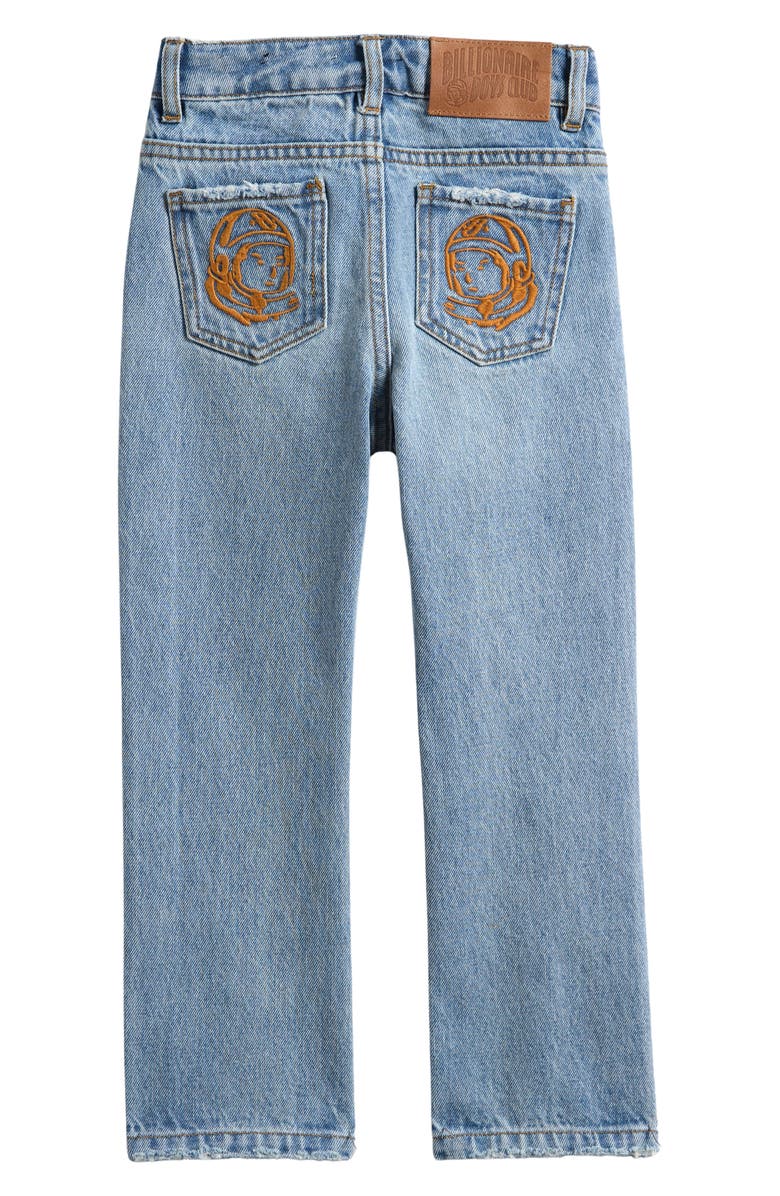 Billionaire Boys Club Kids' Curve Logo Jeans, Alternate, color, Stellar Medium