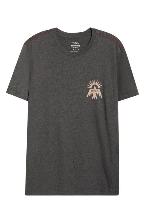 Rvca Las Cruces Graphic T-shirt In Gray