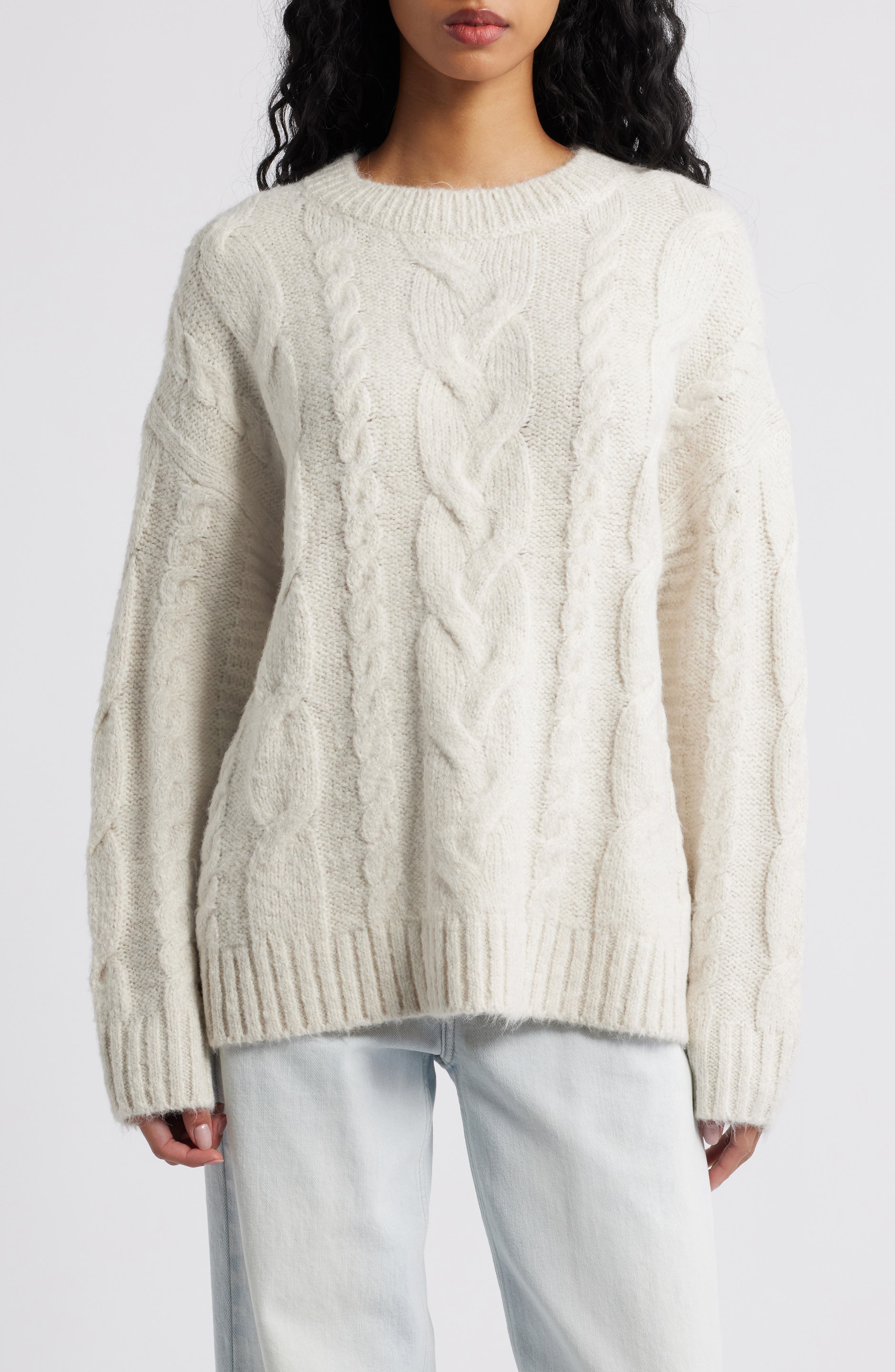 BP. Oversize Cozy Cable Sweater