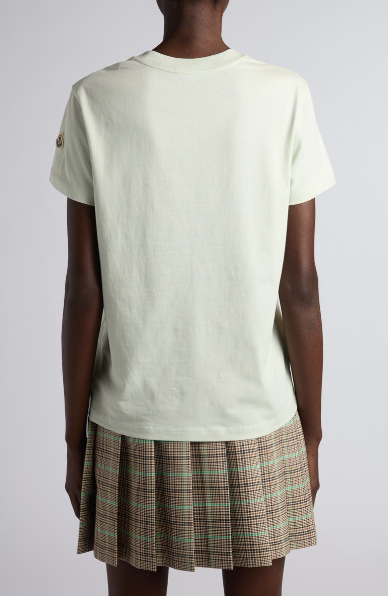 Moncler Embroidered Logo T-Shirt, Alternate, color, Green